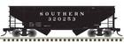 Atlas Ho 20007432 - Trainman - 2-bay Offset Hopper  southern   3-car 