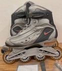 Nike N Dorfin 4 Air Max Inline Rollerblades Black Silver Women s Size 10