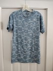 Nike Pro Combat Compression Shirt Mens L Grey Camo Dri Fit Athletic Training