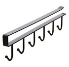 2-pack Under-shelf Mug Holder Rack     Kitchen Cabinet Coffee Cup Storage Hooks