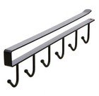 2pc Under Shelf Mug Holder Rack Kitchen Cabinet Coffee Cup Storage Hooks Hanger