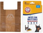 Heavy Duty Pet Waste Bags For Swivel Bin   Rake Dog Pooper Scooper  20 Count    