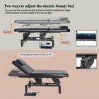 Electric Massage Table 2 Motors Facial Bed Therapy Table With Hand foot Remote