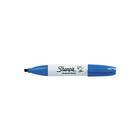 Sharpie 38203 Permanent Marker  Blue  Chisel Tip  Capped  12 Pk