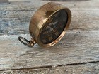 Nautical Brass Keychain Pocket Compass - Old Vintage Style Gift Item
