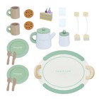 Teamson Kids Little Chef Frankfurt 20-pc  Wooden Play Kitchen Tea Party Set