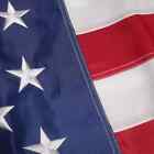 8 x12  Ft American Flag Usa Us U s  Sewn Stripes Embroidered Stars Brass Grommet