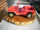 Vintage 1940s Al Toy All Original Pressed Steel Aluminum Willy s Toy Jeep - Nice