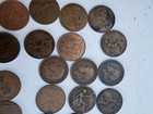 Lot Of 55 Antique Pre-decimal British Pennies Featuring Various Monarchs Rb8