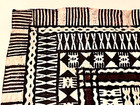Oceanic South Pacific  Geometric Tapa Bark  Cloth 27 Inches High