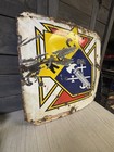 Vintage Porcelain Metal Sign Advertising K Of C Knights Of Columbus 36   x36   