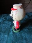 Vtg  1960s Composition Cincinnati Reds Mr  Redlegs Bobblehead Nodder  Green Base