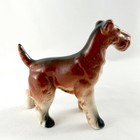 Vintage Ceramic Terrier Figurine - Made In Japan