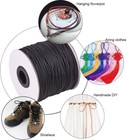 1 5mm 100 Yard Black Nylon Cord Wind Chime Cord Replacement Braided Blind String
