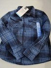 Member s Mark Boys Sherpa Lined Shacket Shirt Jacket Size Small 6 7 Blue Plaid