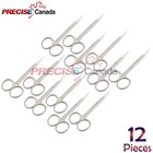 12 Iris Scissors Curved 4 5  Surgical Dental Instruments