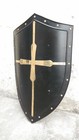 Hand Forged Gothic Layered Steel Cross Shield Medieval Battle Armor Sca larp