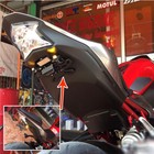 Universal License Plate Holder Bracket Tail Tidy For Kawasaki Zx10r Zx6r Zx7r