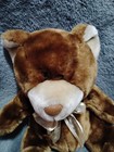 Dan Dee Teddy Bear Stuffed Animal Brown Tan White Bow 11 