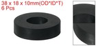 6pcs Thick Rubber Spacer  1-1 2 Inch Od X 11 16 Inch Id X 3 8 Inch Thickness