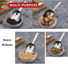Stainless Steel Scoop Bar Ice Candy Dry Goods Popcorn Commercial Scooper 12oz