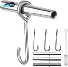 Stainless Steel Maple Syrup Taps Kit Spiles For Tapping Trees 3 Spiles And Hooks