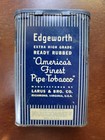 Rare Edgeworth Striped Ready Rubbed Pocket Tobacco Tin Great Condition  empty 