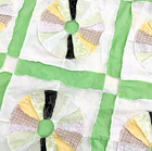 Spring Dresden Plate Cotton Fabric Queen Size Patchwork Quilt Top topper