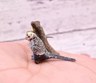 Attractive Antique Austrian Vienna Cold Painted Bronze Figure Of Parakeet Family