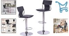 Swivel Barstools Set Of 2 Adjustable Faux Leather Counter Height Chairs For K   