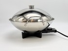 Vtg Farberware 343a Stainless Steel 7 Qt Electric Wok   Steamer Set W  Dome Lid