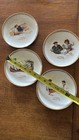 Antique Early 1900   s Dresden China Howard Chandler Christy Set Of 4 Plates