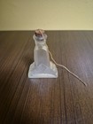 Vintage Frosted Glass Perfume Bottle