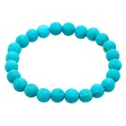 Amazing Gemstone Crystal Bracelet For Women Men s Medium  Turquoise Blue Lava 