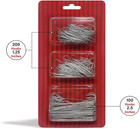 300 Pack Of Silver Ornament Hooks Christmas Tree Decorating Hooks- Metal Wire Or