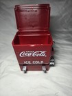 Vintage 1995 Coca Cola Toothpick Dispenser Red Cooler Coke Collectible