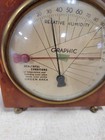 Vintage Middlebury Thermometer   Humidity Gauge  Macomb Il  5  Tall