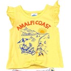 Disney Minnie Mouse Infant Toddler Girls Yellow Short Set 2 Piece Outfit