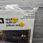 Bucilla Applique King Quilt Kit Romantic Ribbons  40387 98x103  In Package
