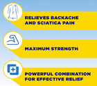 Backaid Back Pain Relief 38 Ct - Aspirin Free Sciatica Leg Pain 6 Hr Formula Aid