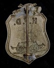 Hoboken Firemans Ladder Badge 1870 Fire New Jersey Nj Fire Cairns Trumpet Helmet