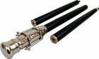 Walking Stick With Brass Telescope Foldable Hidden Spy Wooden Cane Nautical Gift