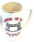 Vintage Oceanside Fire Dept Annual Parade   Drill Mug 1975 With Fireman s Prayer