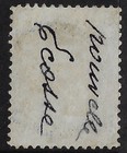 Ns Scott 10  Sg 12  Used  5c Blue On White Paper  Very Light Cxl    Vg   a7067b
