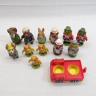 Playskool Puzzletown Richard Scarry Vintage People Figures Animals Lot