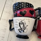 Rare Ashland Alice In Wonderland Lewis Carrol Ceramic Mug Mad Hatter And Rabbit