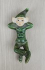 Vintage Treasure Craft Pixie Elf California Pottery Mcm Kitschy Retro Xmas