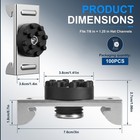 100 Pack Soundproofing Sound Isolation Clips Resilient Mounting Clips For Walls