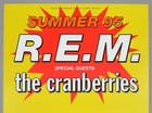 R e m    Cranberries     Rare Original Berlin 1995 Concert Poster  monster   a1 