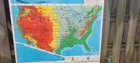 Rand Mcnally Intermediate Us Relief  Pull Down Map  Free Shipping